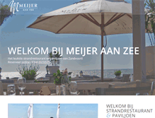 Tablet Screenshot of meijeraanzee.nl